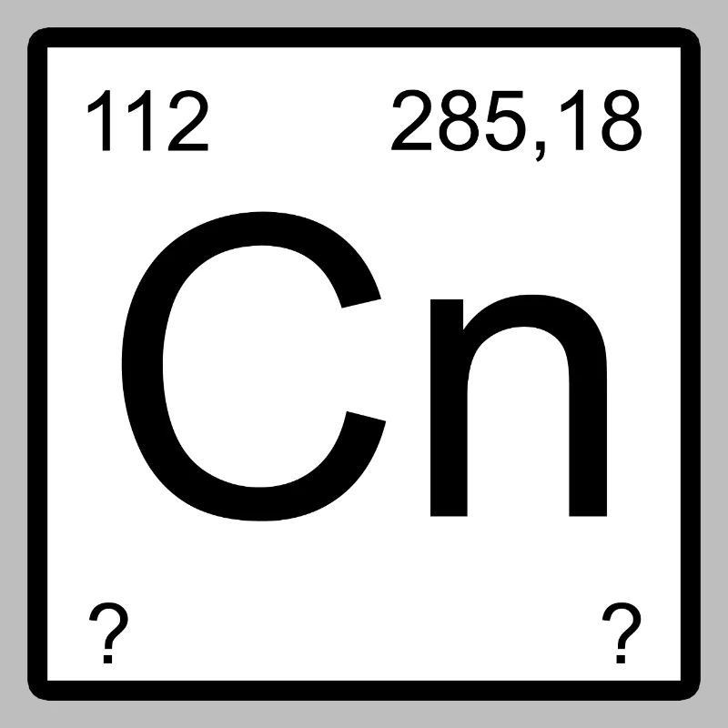 Bloc en T de l’élément Copernicium