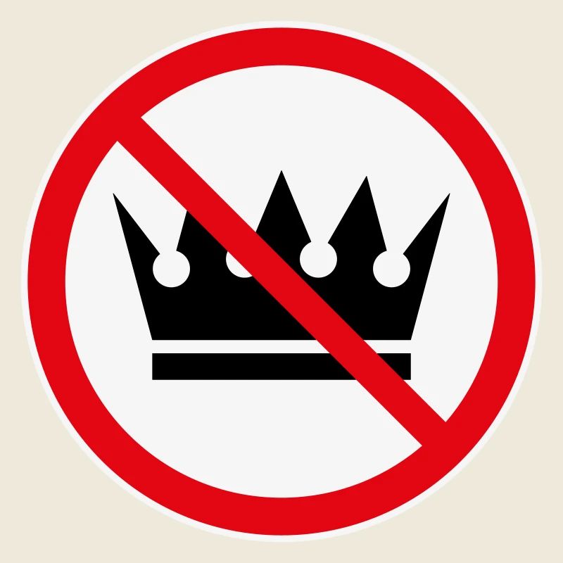 Keine Könige! (Protest-Design / 3C)