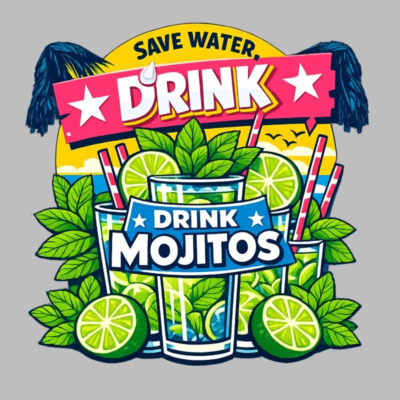 Spar das Wasser, trink Mojitos