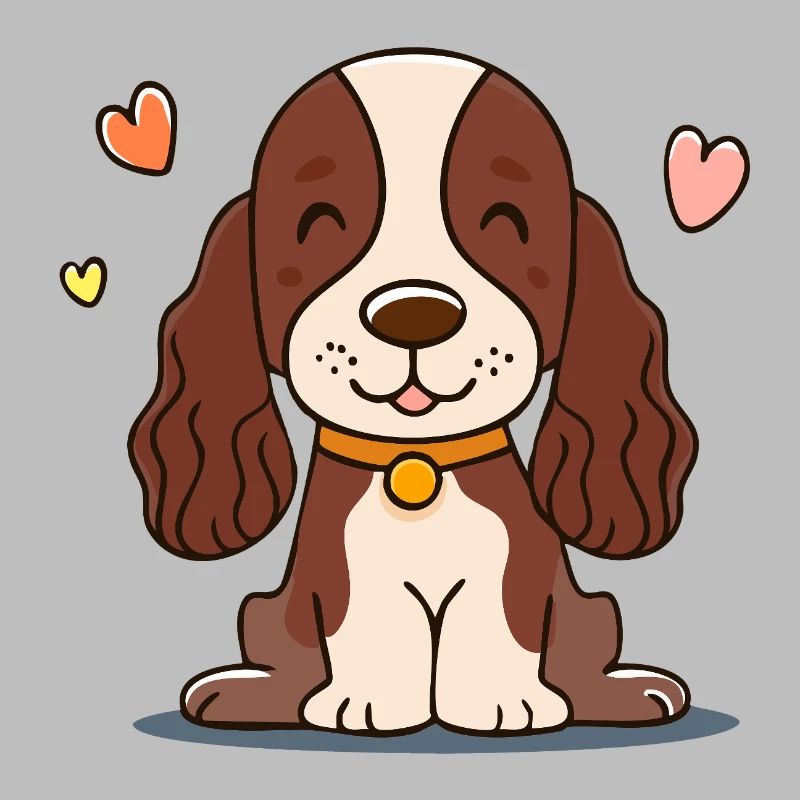 Hündchen mit Wuschelohren (Chibi-Comic)