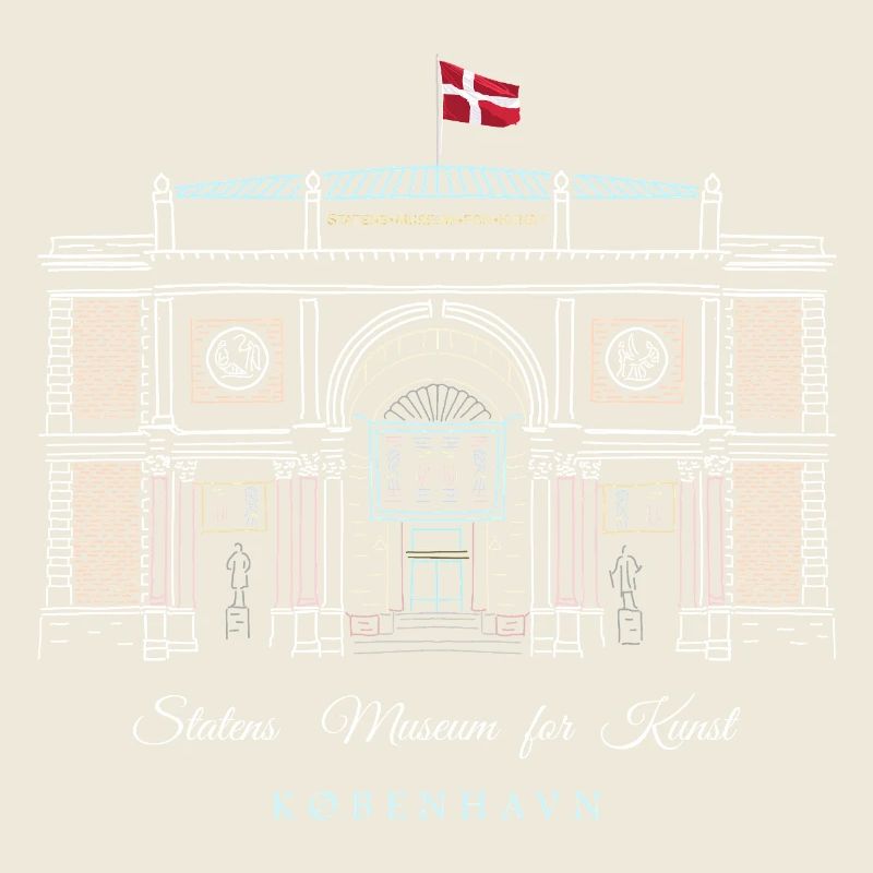 Copenhague, Musée d’art SMK, Dessin Danemark