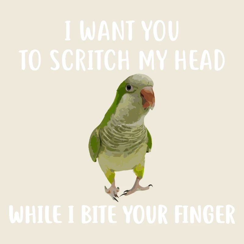 Parrot Head-Scratch Demands Tee