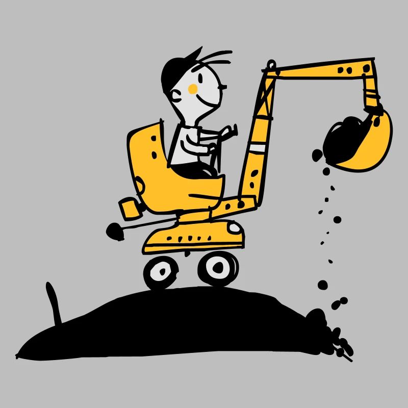 Bagger im Retro Stil