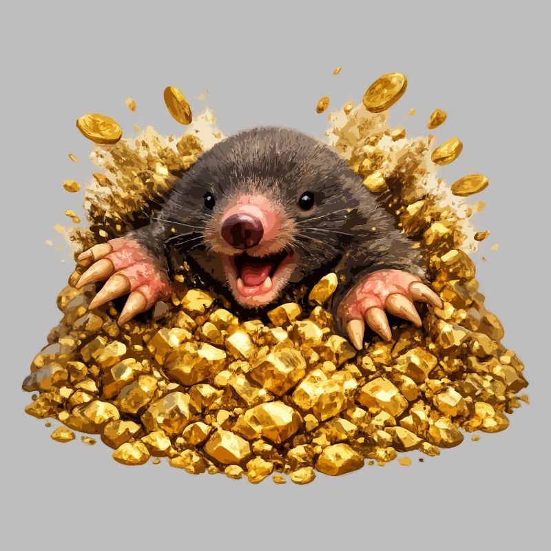 Mole in golden hope