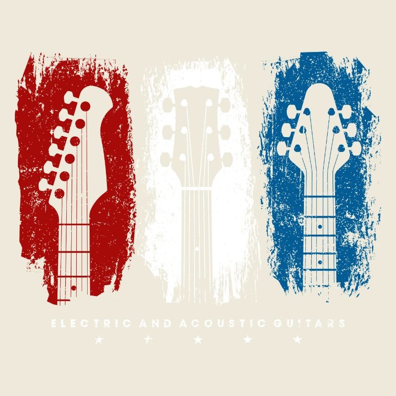 Flag Trio Guitars Grunge