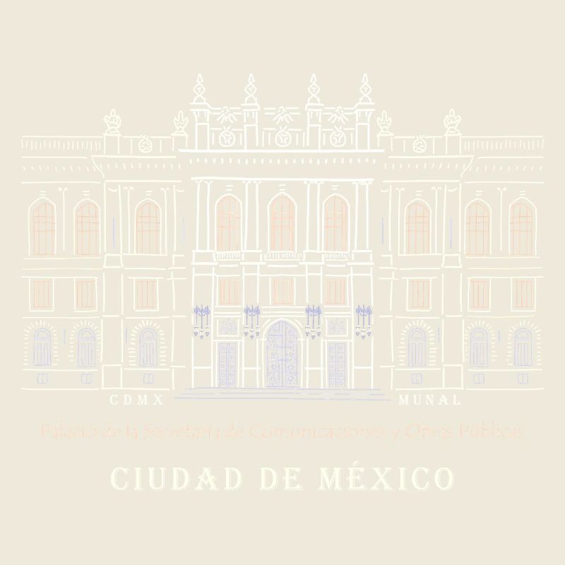 Mexico, Musée d’art, Dessin à la main