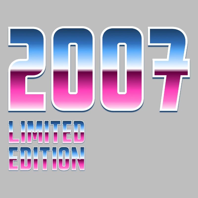 Retro 2007 Limitierte Edition 18 Geburtstag