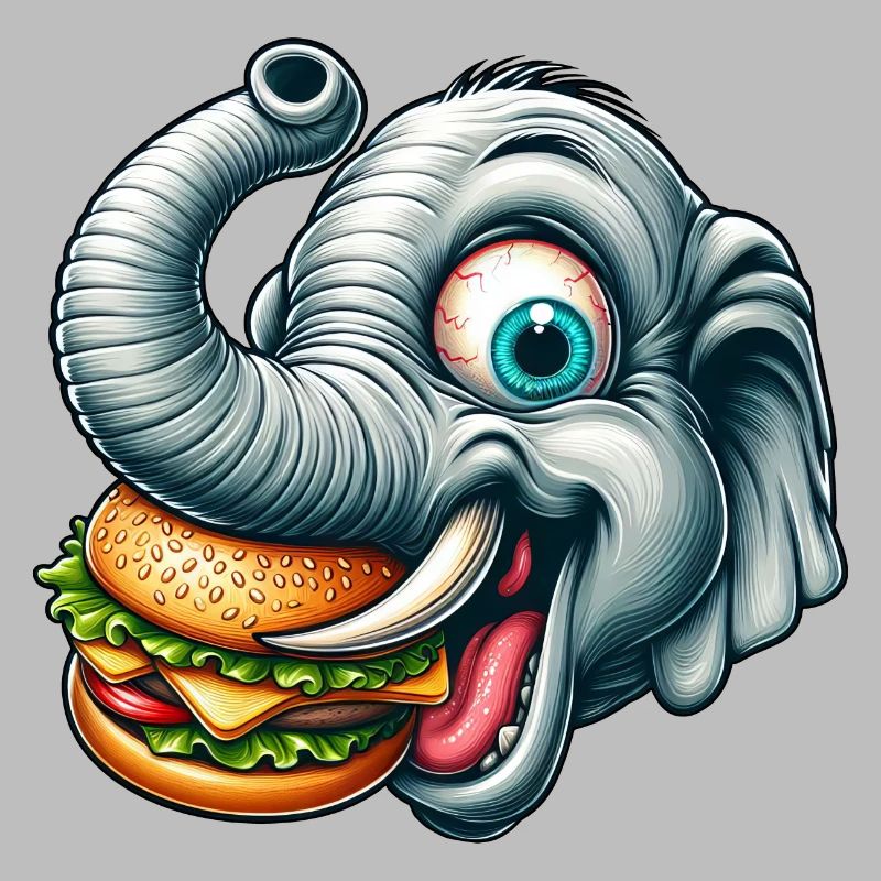 Elephant Burger Hamburger Restauration rapide