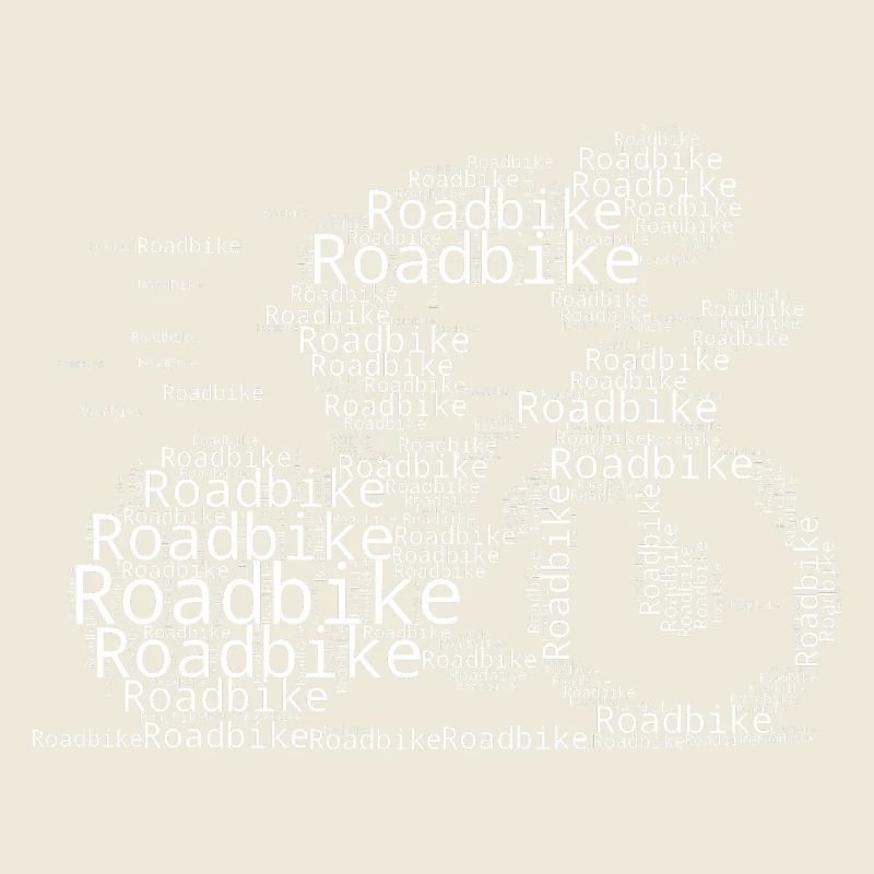 Message clair sur le vélo de route