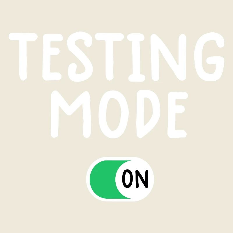 Testmodus am Grafik-Tee