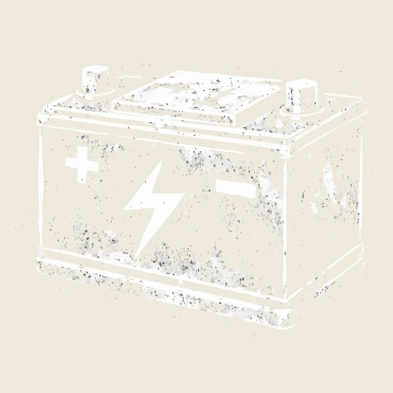 Car Battery Grunge Mechanic Engineering Design