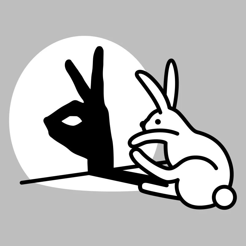 Funny Rabbit Hand Shadow Projection Rabbit