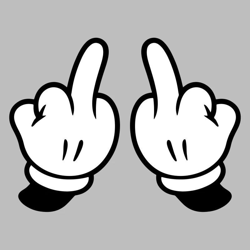Middle Finger Hand Naughty