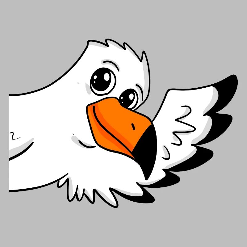 Seagull greeting greeting