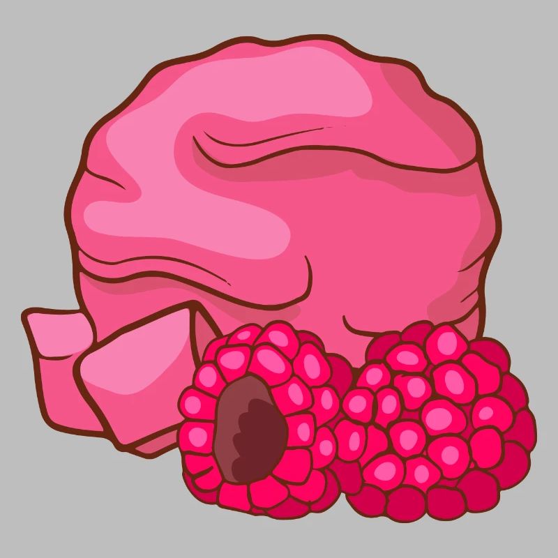 Himbeeren Eis Speiseeis Eiskrem Eiscreme Kugeleis