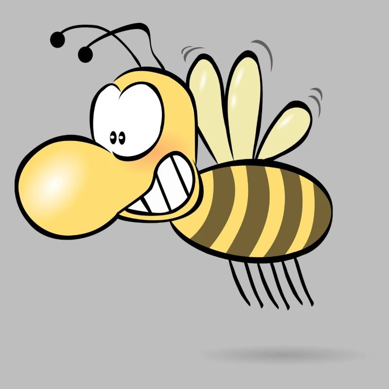 Funny cartoon bee gift idea