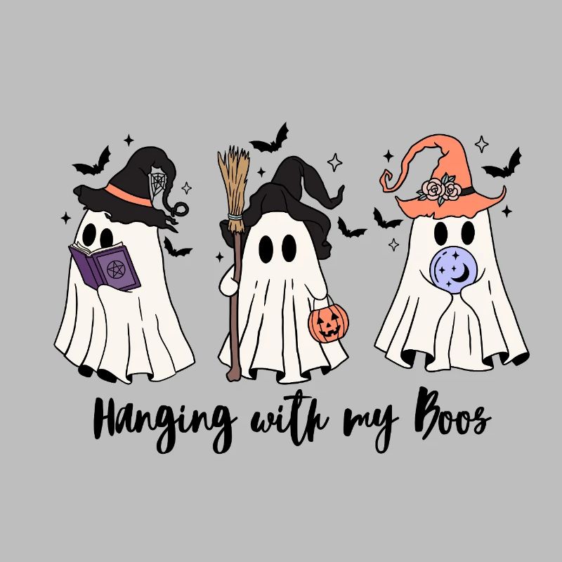🧙 ♀️ Witchy Ghost Squad – Effrayant et mignon 👻