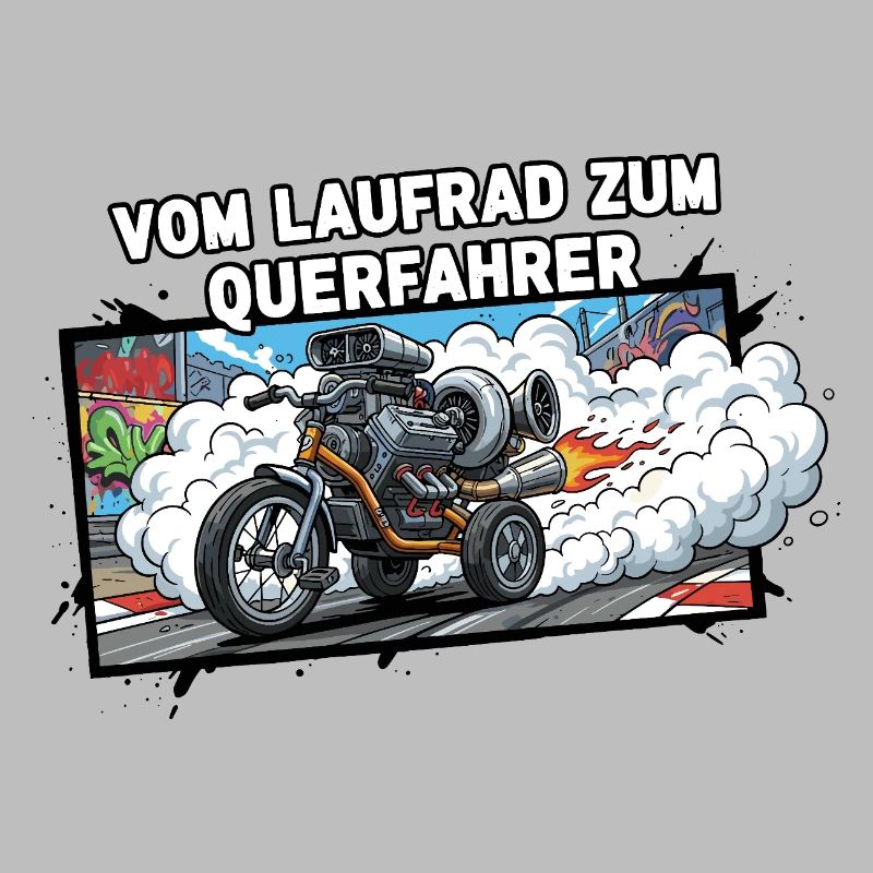 Vom Laufrad zum Querfahrer