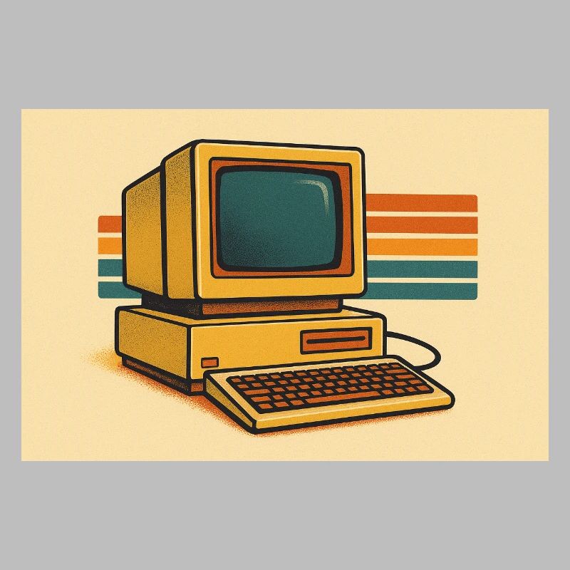 Retro Computer 80s