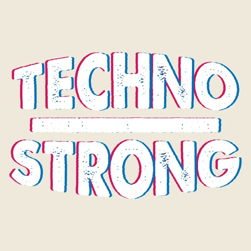 Techno Strong Neon Glitch