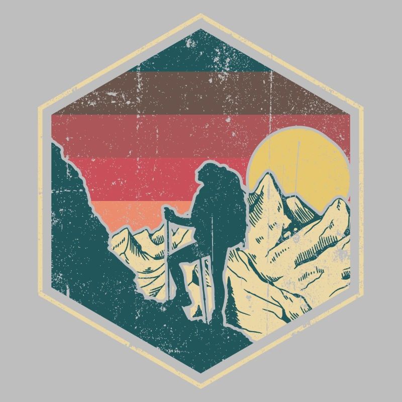 Sunset Summit Climber Hex-Abzeichen