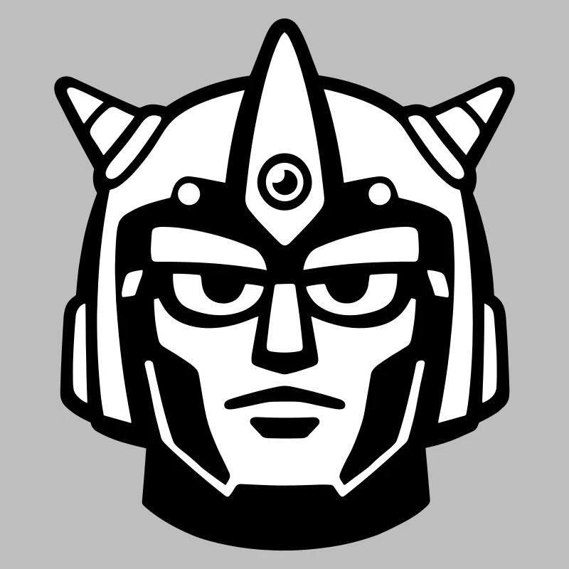 Casque de visage robot Doomforge