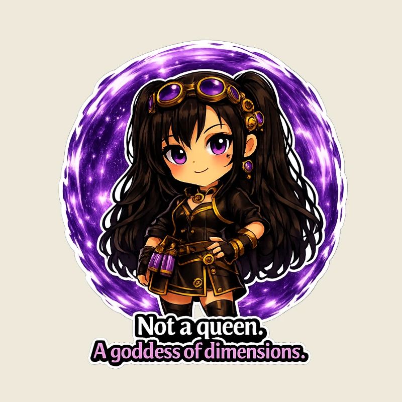 Déesse des Dimensions Lune – Steampunk Chibi