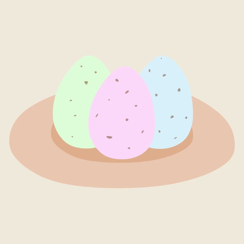 Pastel Easter Egg Nest