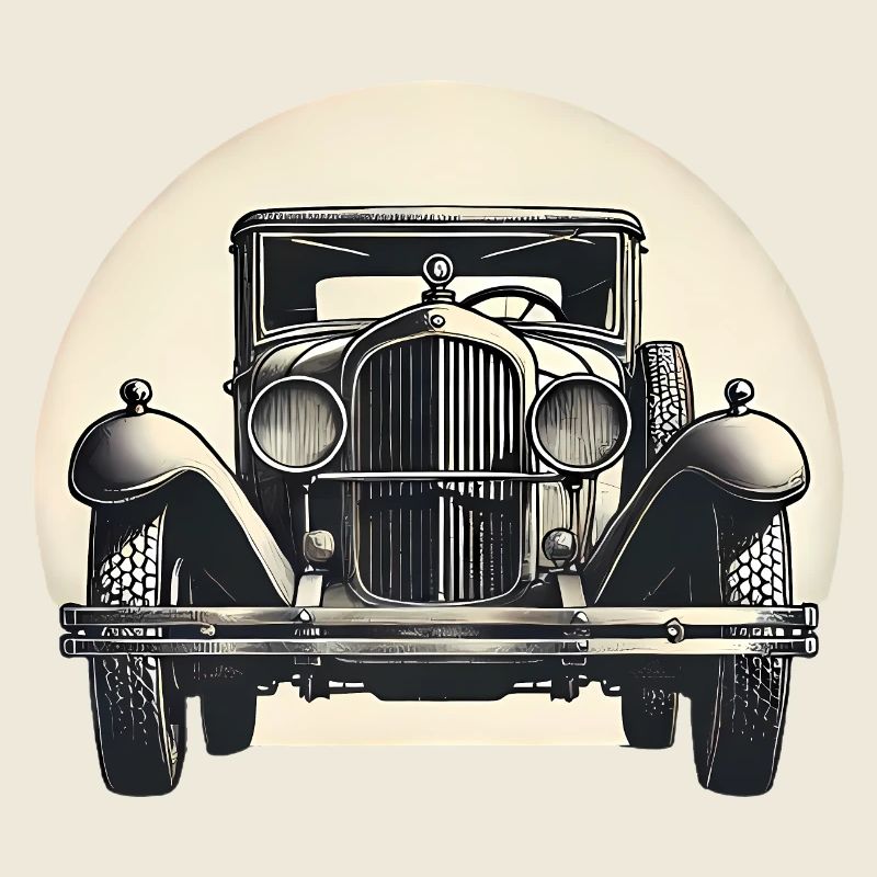 Klassischer Oldtimer Retro Design