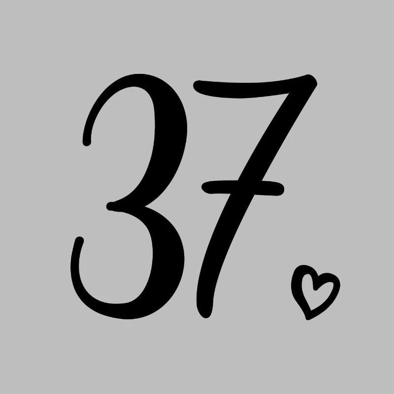 Mignon numéro 37, 37 ans, cadeau de 37e anniversaire