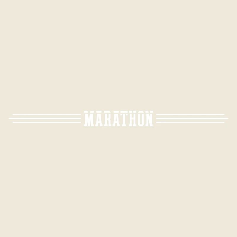 Ligne de course de marathon