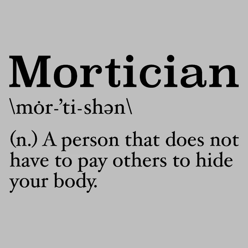 Bestatter Definition Studentin der Leichenkunde