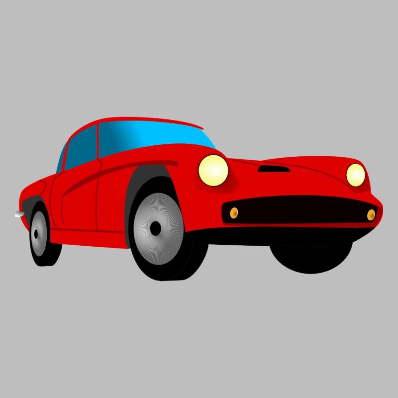 Rotes, stylisches Auto. Geschenkidee
