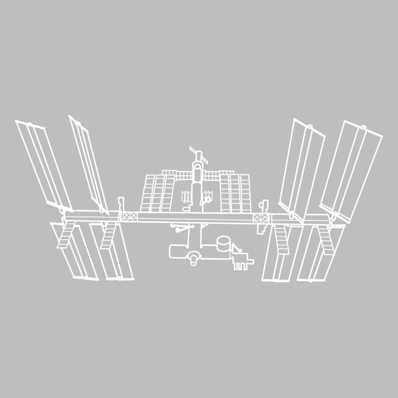 ISS - Station spatiale (blanc)