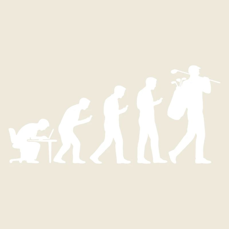 Evolution Golf Funny Gift for Golfers Men