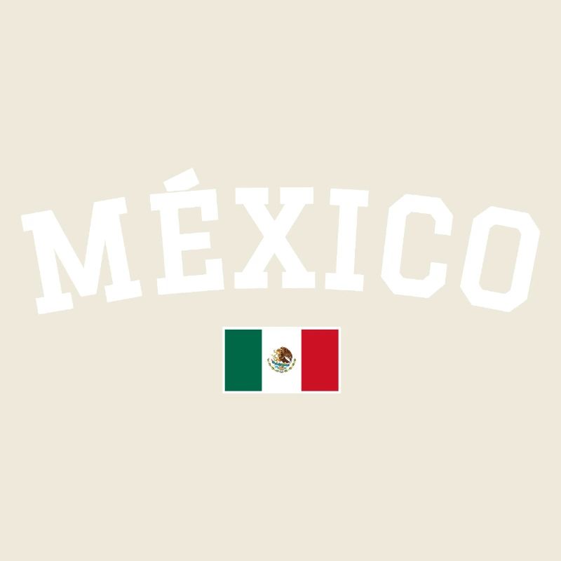 Mexiko Flagge Design Weiss