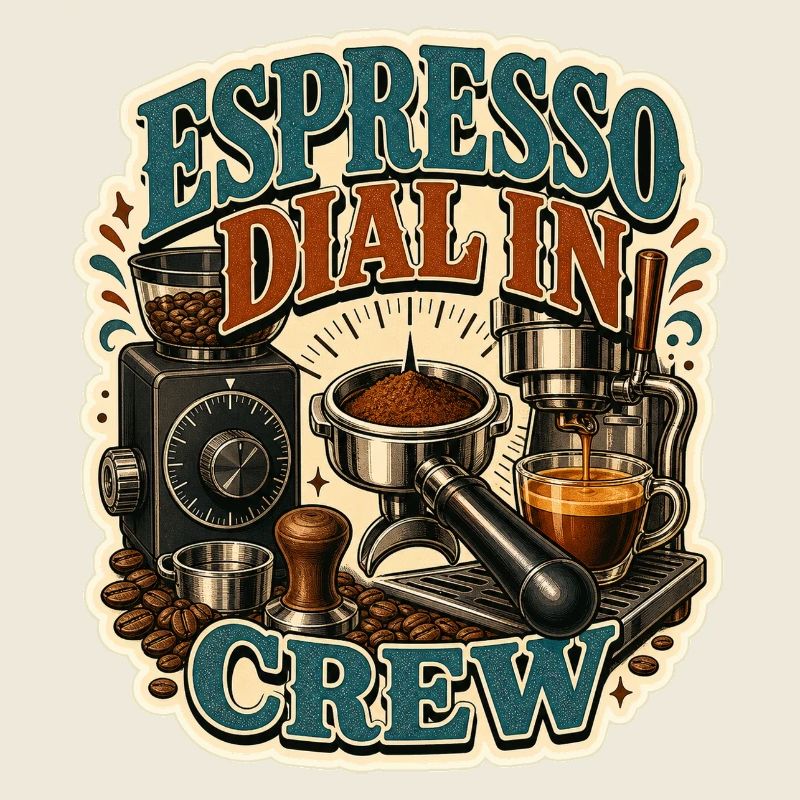 ÉQUIPE DE COMPOSITION À L’ESPRESSO