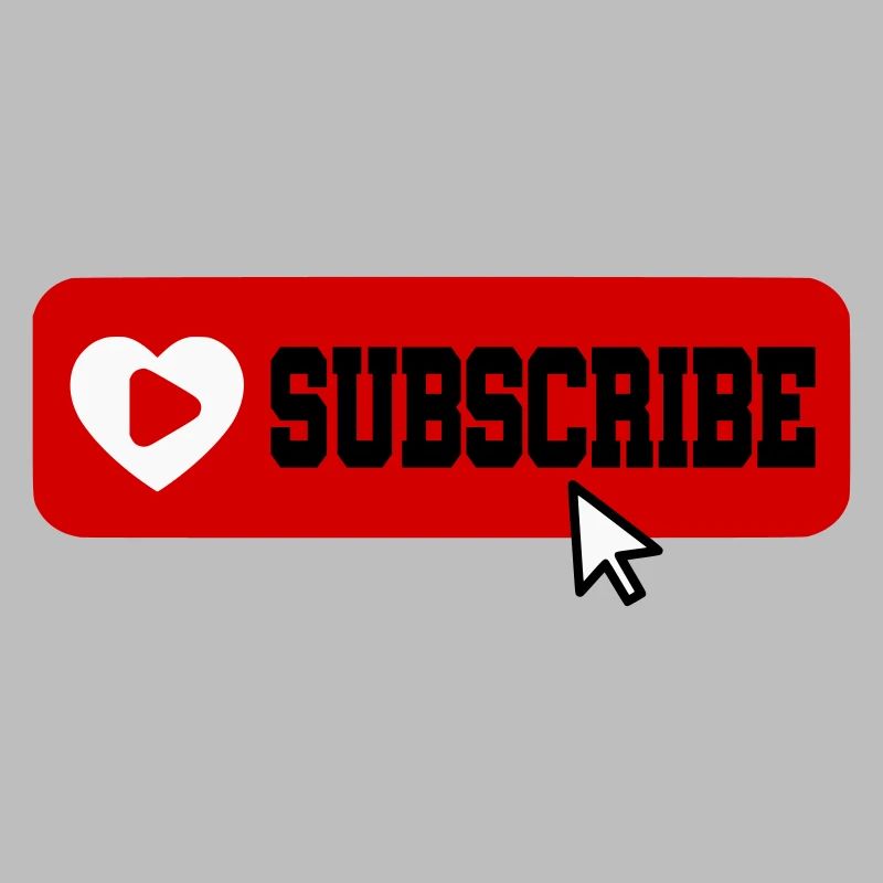 Fabulous YouTube Channel Subscribe Button Icon