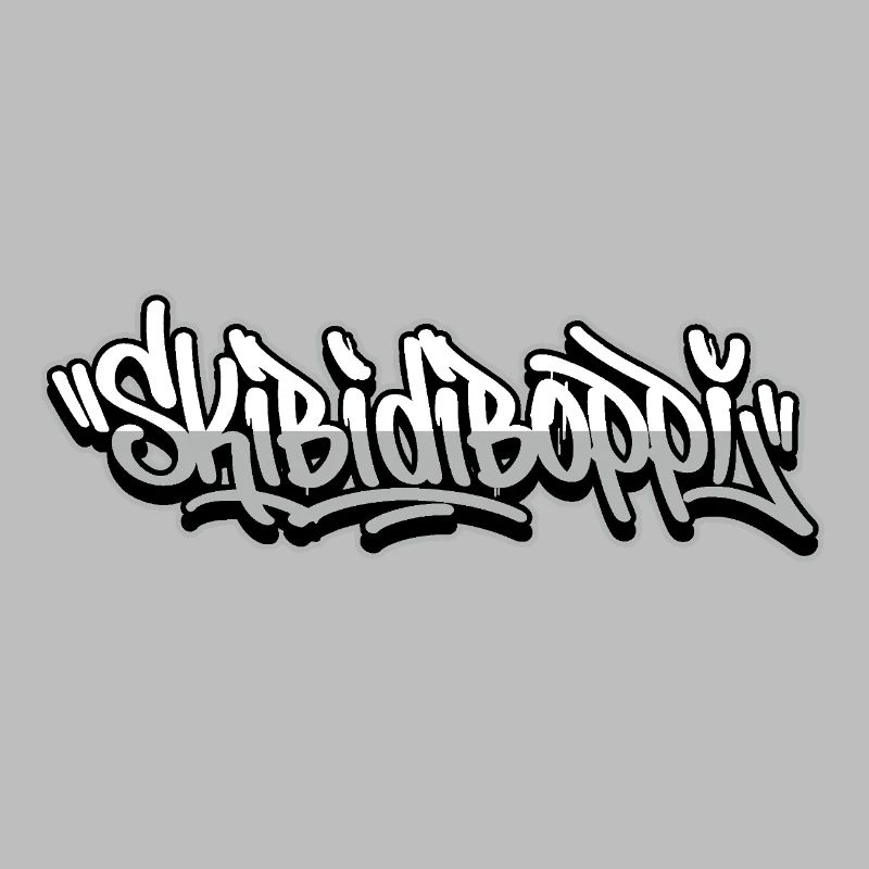Skibidiboppi Graffiti Script