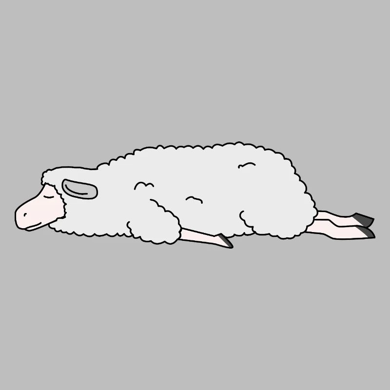 Lazy Sheep Sleeping DIY Funny Costume