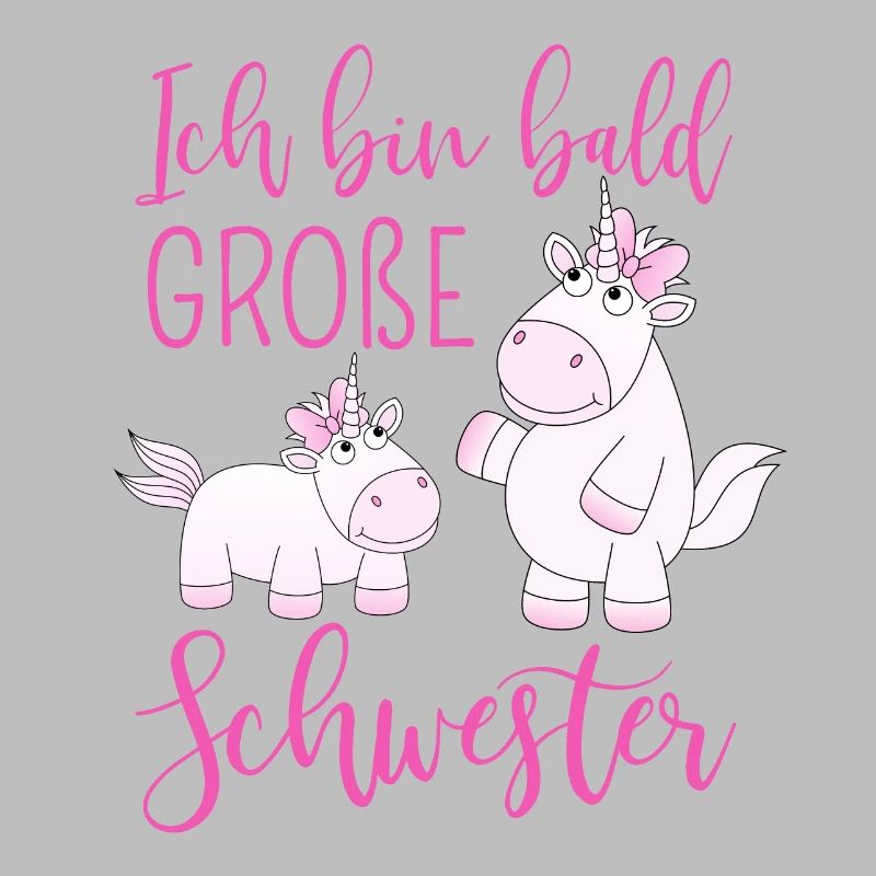 Ich bin bald große Schwester Einhorn