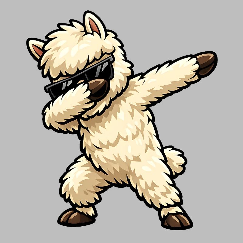 Dabbing Alpaka