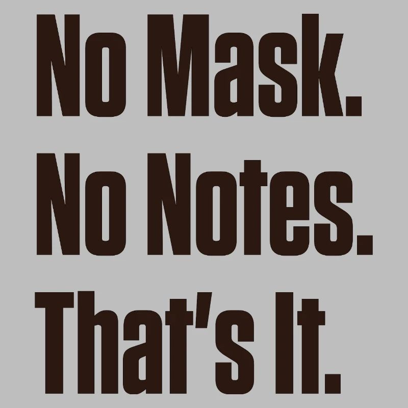Pas de masque Pas de notes Orgueil neurodivergent