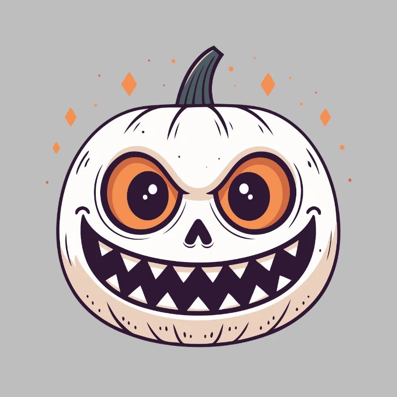 Pumpkin Spooky Smile