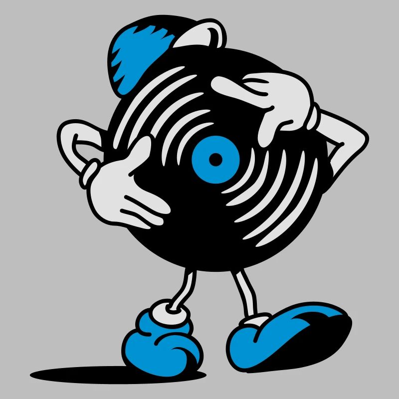 A record scratching himself