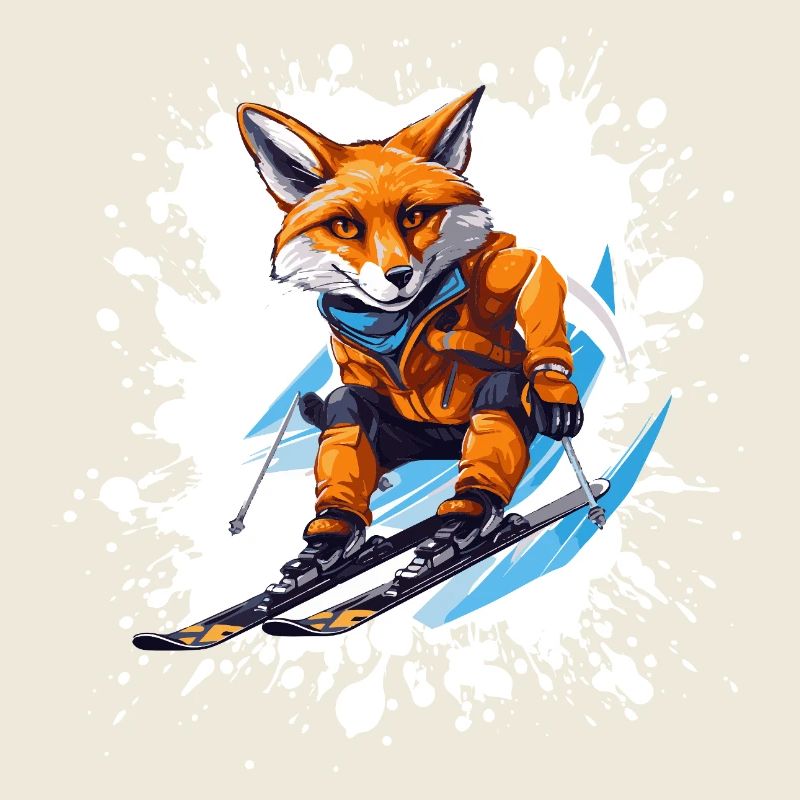 Fuchs Ski Skifahren