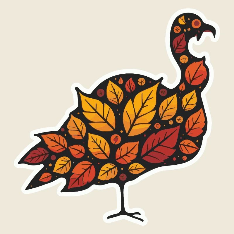 Autumn Leaf Turkey