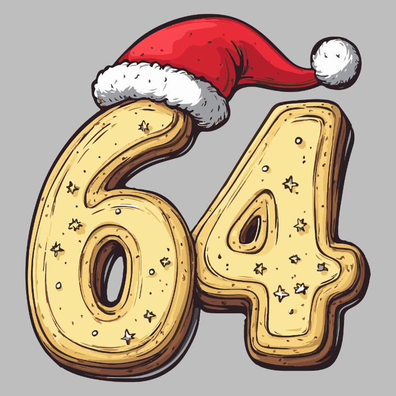 64 chiffres Cookie Noël
