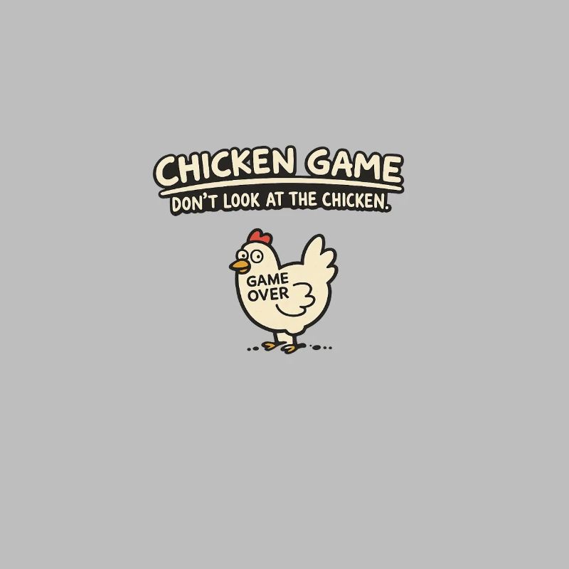 Jeu du poulet – Ne regarde pas