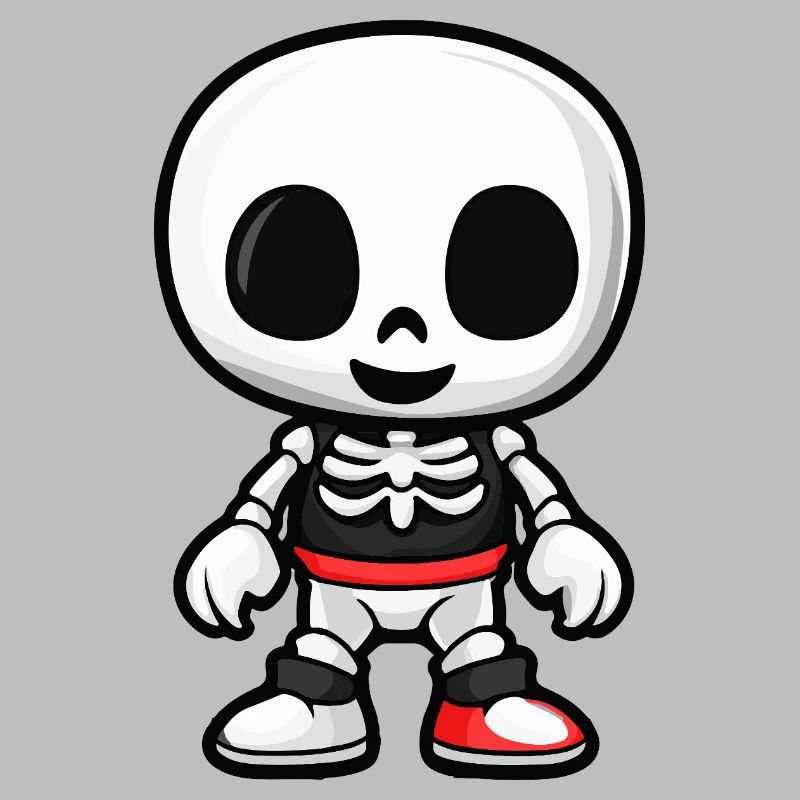 Skeleton Comic Halloween